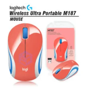 Mouse Logitech M187 Mini inalámbrico coral ultraportátil con USB – Netpower IT
