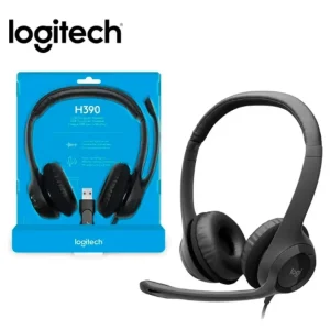 Diadema Logitech H390 USB con micrófono y control de volumen – Netpower IT