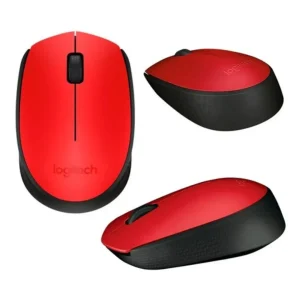 Mouse Logitech M170 inalámbrico color rojo con receptor USB – Netpower IT