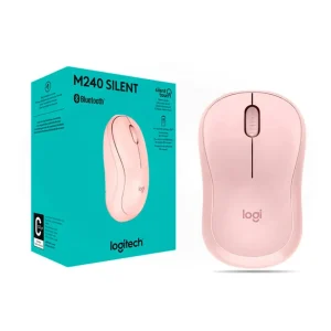 Mouse Logitech M240 inalámbrico Bluetooth rosa con Silent Touch – Netpower IT
