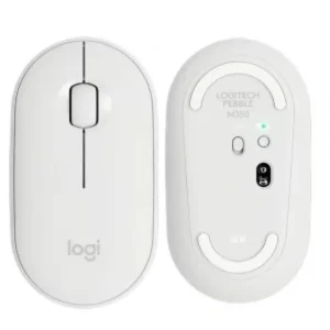 Mouse Logitech Pebble M350 inalámbrico blanco Bluetooth Silent Touch – Netpower IT