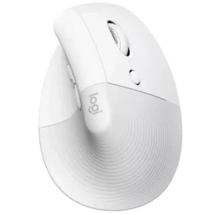 Mouse Logitech Lift Vertical blanco ergonómico inalámbrico Bluetooth con 6 botones – Netpower IT