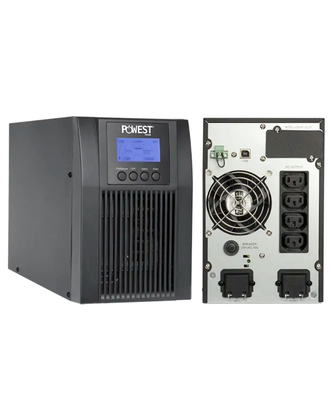 UPS Online Powest 1KVA 220V – Respaldo eléctrico profesional para servidores y redes – Netpowr IT