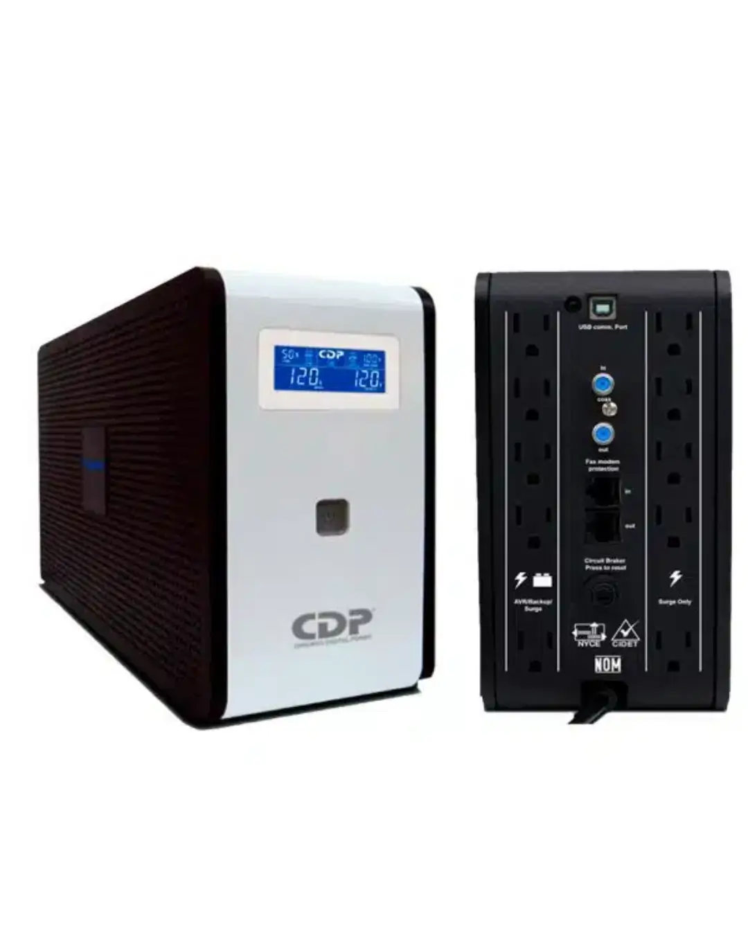 UPS CDP R-UPR758 750VA 300W – Respaldo eléctrico con 8 salidas para hogar y oficina – Netpowr IT