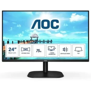 Monitor AOC 23,8" 24B2XHM Pantalla Full HD 75Hz con HDMI y VGA – 36 meses de garantía – Netpowr IT