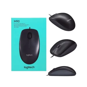 Mouse Logitech M90 USB negro – Preciso, ambidiestro y resistente – Netpowr IT